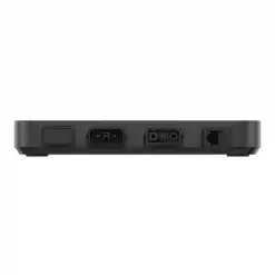 Battery and port ports of EcoFlow portable power station for outdoor and emergency use, featuring multiple charging options and versatile connectivity for travel and solar energy solutions.