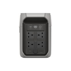 Extendable power strip with multiple outlets and USB ports for portable energy distribution, ideal for outdoor, camping, or emergency power needs.