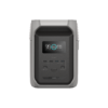 Portable solar generator with multiple USB ports and digital display for outdoor and emergency power solutions.