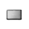 Compact portable EcoFlow power station in grey for outdoor and emergency energy solutions.