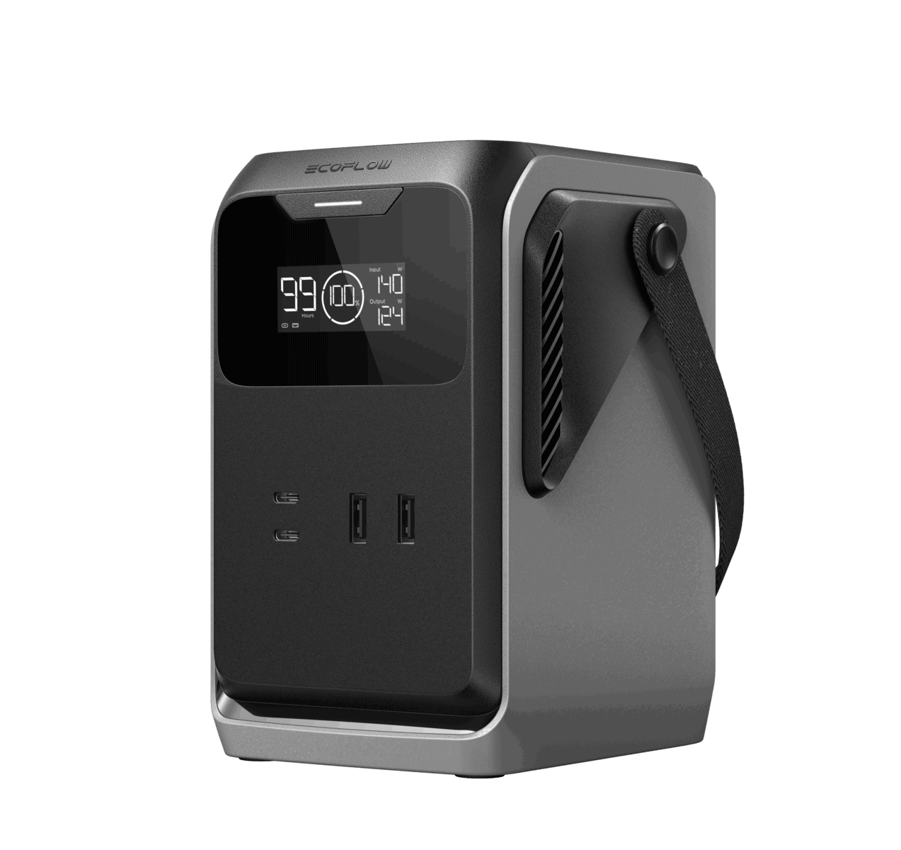 EcoFlow Trail 200DC portable power station side view